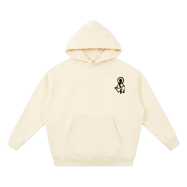 Planted for Purpose hoodie in cream with Saint Paul icon